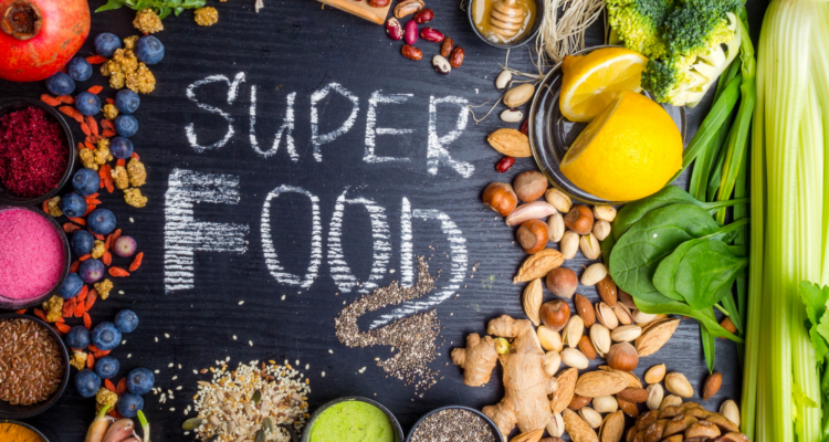 Indian superfoods a healthy and nutritious meal.